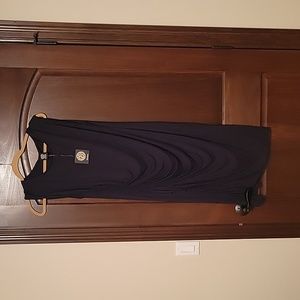 Bobeau dress black medium midi